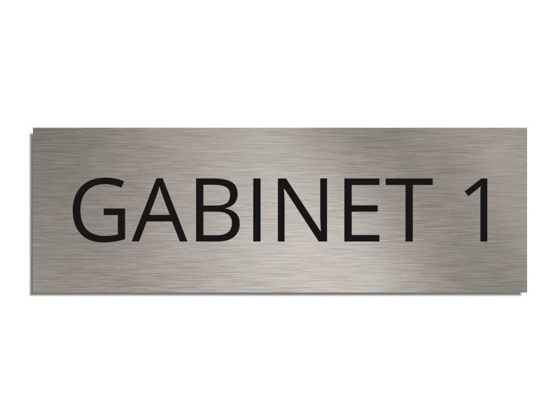Tabliczka na drzwi GABINET 1