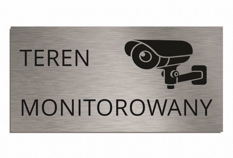 Tabliczka TEREN MONITOROWANY