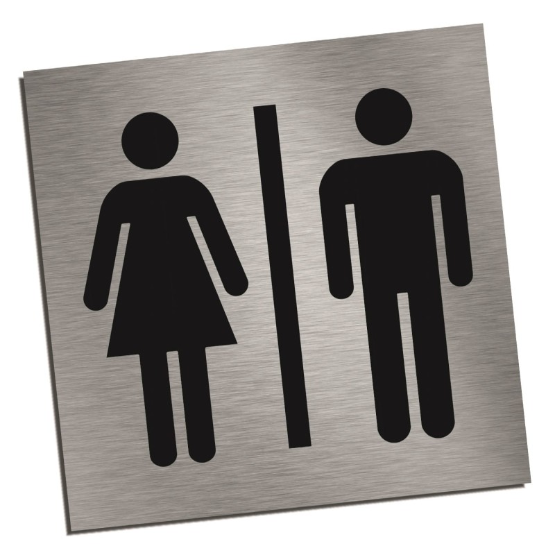 Tabliczka TOALETA DAMSKO-MĘSKA