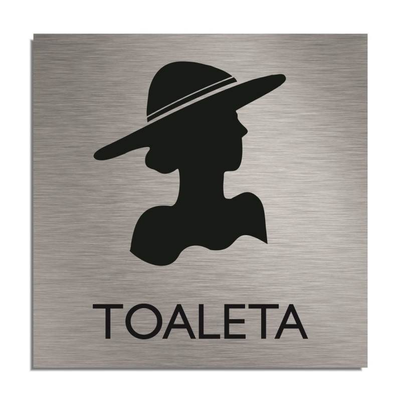 Tabliczka na drzwi TOALETA DAMSKA
