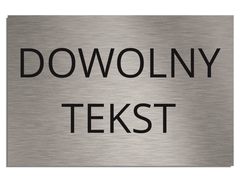 Tabliczka z dowolnym tekstem 20x30cm