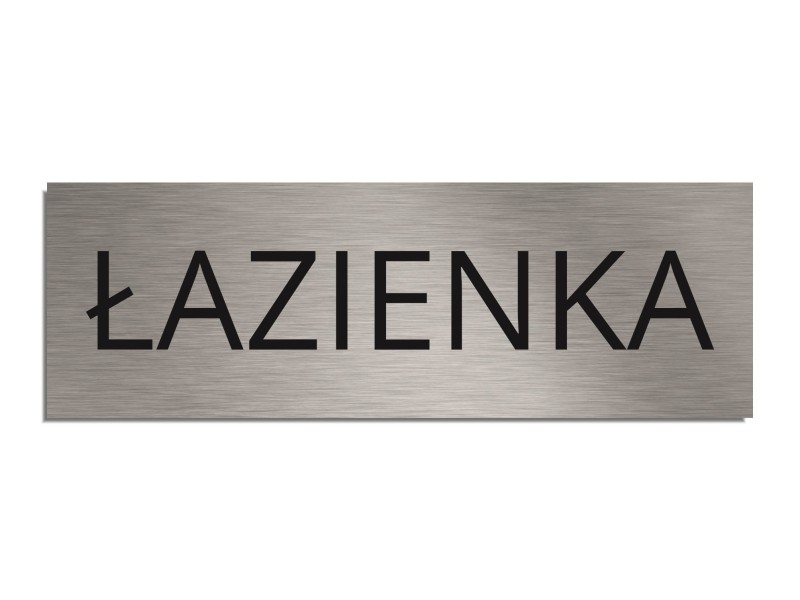 Tabliczka na drzwi ŁAZIENKA