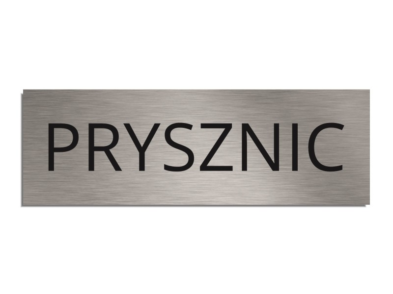 Tabliczka na drzwi PRYSZNIC