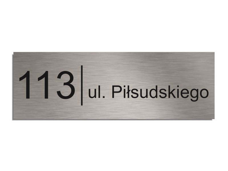 Tabliczka adresowa 6,5x20cm