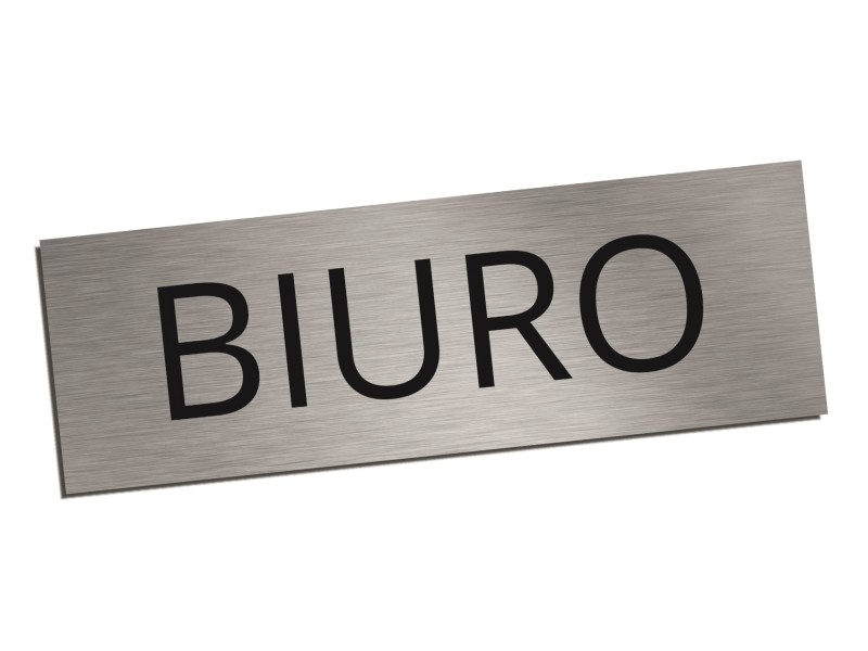 Tabliczka na drzwi BIURO