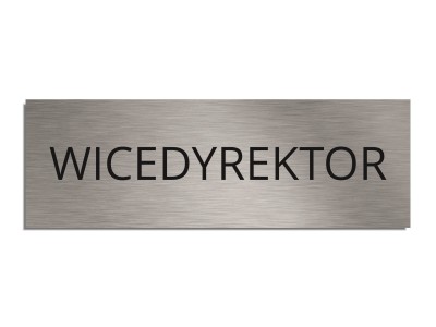 Tabliczka na drzwi WICEDYREKTOR