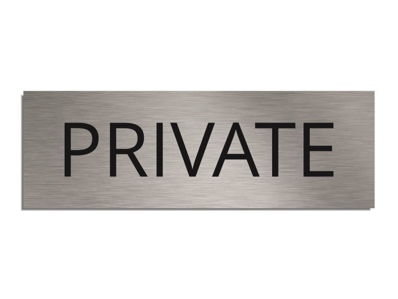 Tabliczka na drzwi PRIVATE