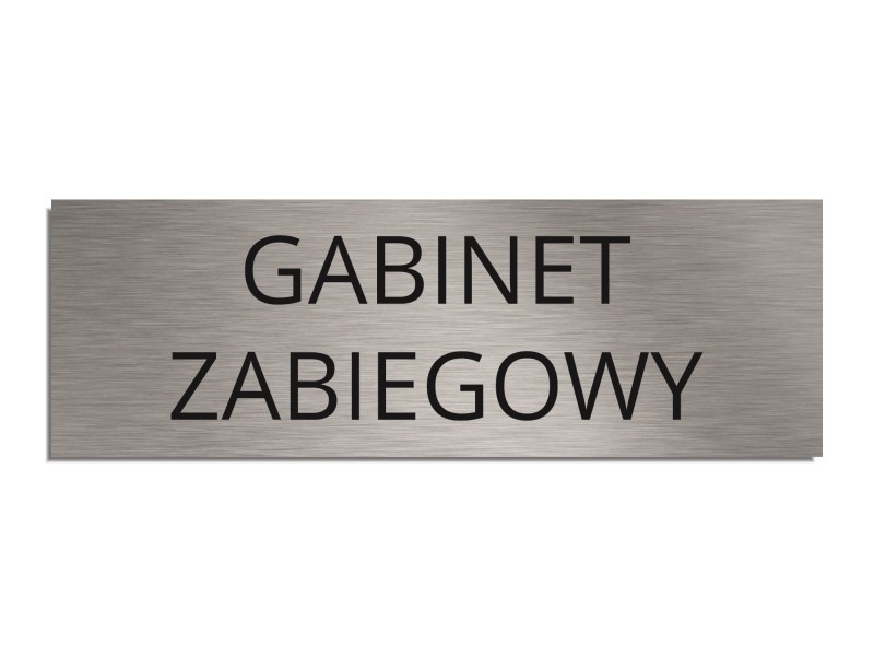 Tabliczka na drzwi GABINET ZABIEGOWY