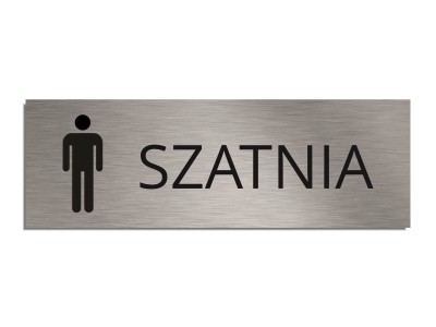 Tabliczka na drzwi SZATNIA MĘSKA