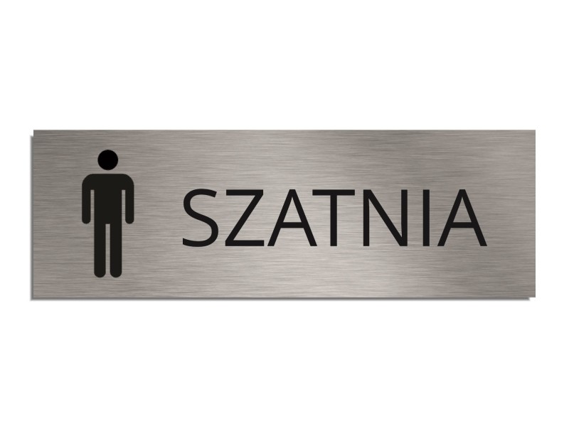 Tabliczka na drzwi SZATNIA MĘSKA