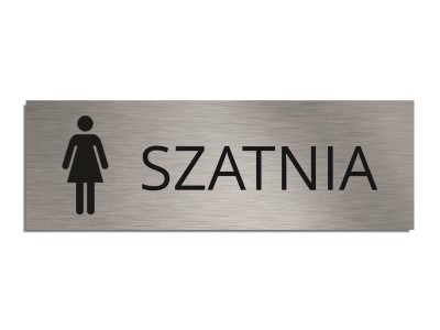 Tabliczka na drzwi SZATNIA DAMSKA