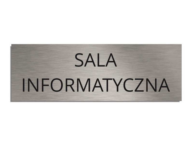 Tabliczka na drzwi SALA INFORMATYCZNA