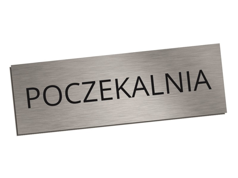 Tabliczka na drzwi POCZEKALNIA