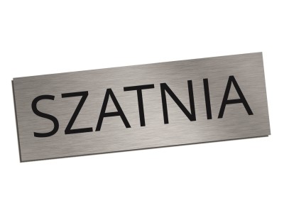 Tabliczka na drzwi SZATNIA