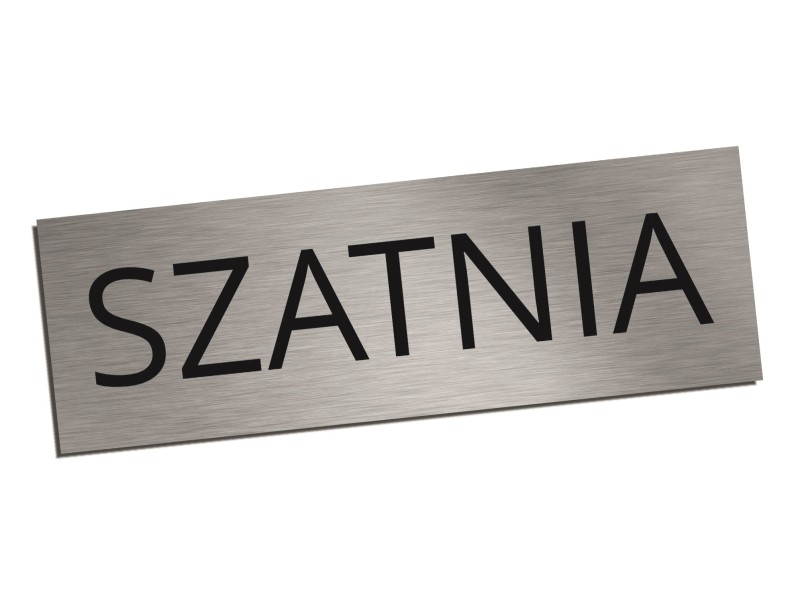 Tabliczka na drzwi SZATNIA