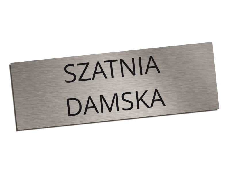 Tabliczka na drzwi SZATNIA DAMSKA