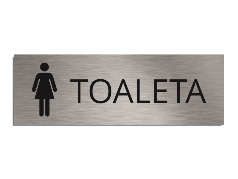 Tabliczka na drzwi TOALETA DAMSKA